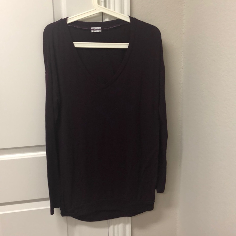 Long maternity sweater